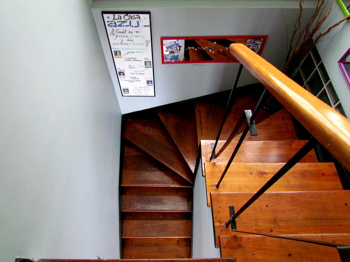 La Casa Azul Hostel Valparaíso Dış mekan fotoğraf
