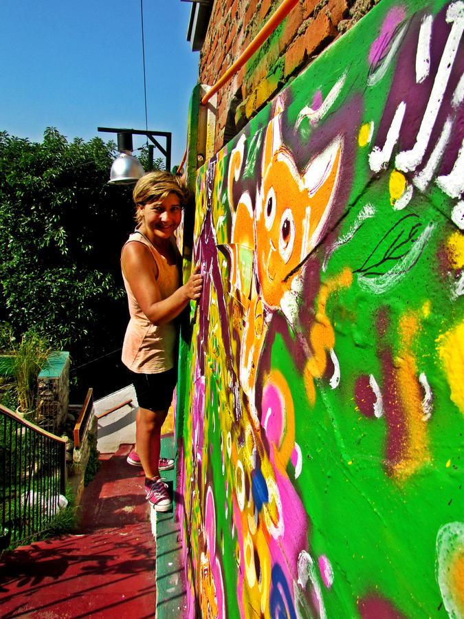 La Casa Azul Hostel Valparaíso Dış mekan fotoğraf